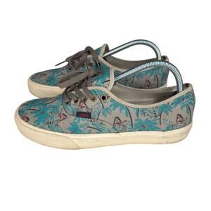 VANS California CA HULA CAMO Aluminum Hawaiian Dancer Mens 9 Women 10.5 RARE EUC